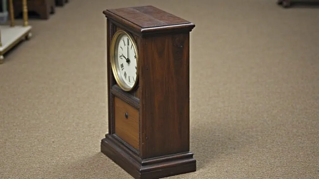 Simple 16th-century oak clock case