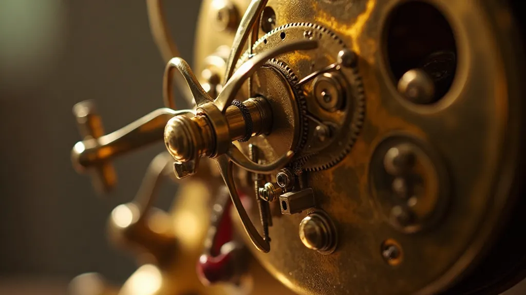 Antique clock mechanism