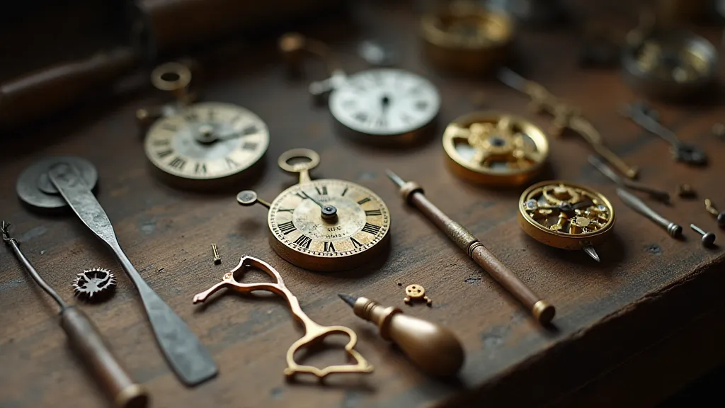 Clockmaker's workbench
