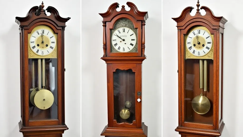 Comparison of regional tall clocks