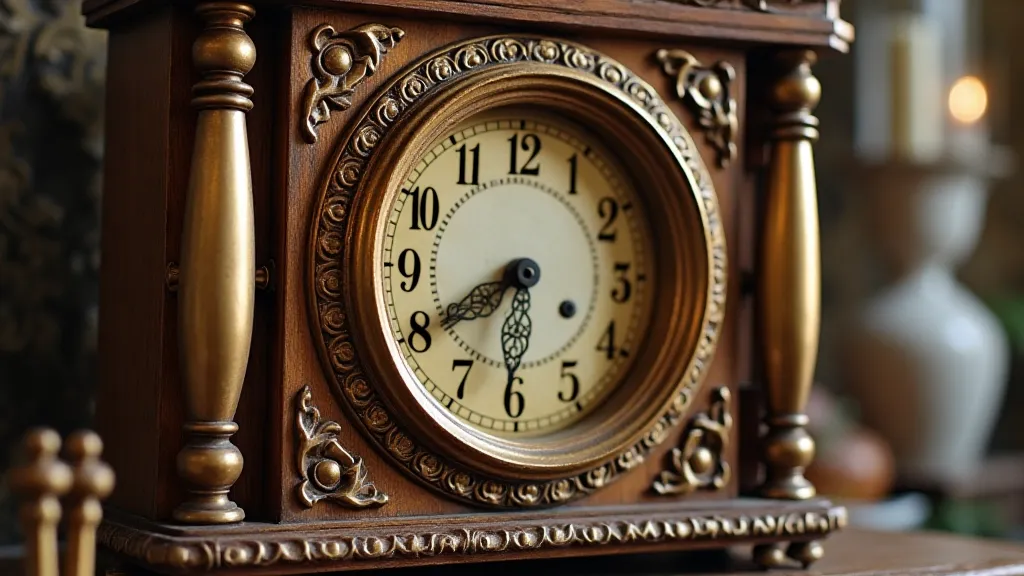 Restored Antique Musical Clock