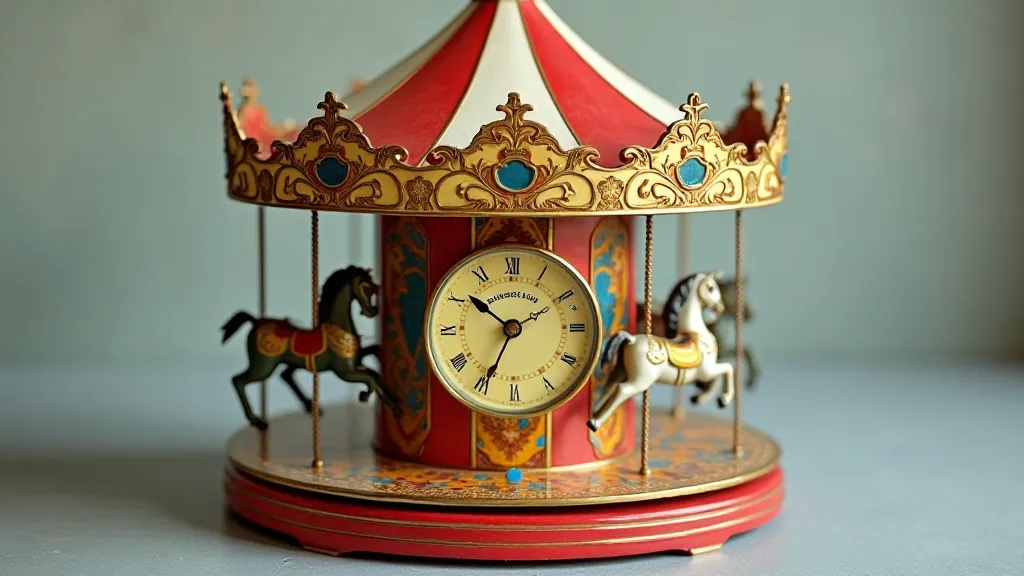 Slingerland Carousel Clock